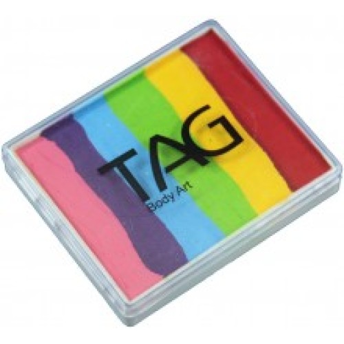 Tag Body Art 50g Split Cake Reg Rainbow (Reg Rainbow)